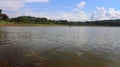 Natural scenery in the Gunungrowo reservoir in the pati area of Ã¢â¬â¹Ã¢â¬â¹Central Java, Indonesia Royalty Free Stock Photo